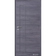 Jednokrídlové laminátové dvere Masonite - Vertika plné - CPL Fleetwood lávovosivý (horizontálny dekor)