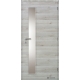 Jednokrídlové laminátové dvere Masonite - Vertika sklo - CPL Borovica švédska (horizontálny dekor)