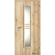 Jednokrídlové laminátové dvere Masonite - Stripe sklo - CPL Buk prírodný