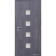 Jednokrídlové laminátové dvere Masonite - Quadra sklo - CPL Fleetwood lávovosivý