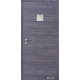 Jednokrídlové laminátové dvere Masonite - Quadra 1 - CPL Fleetwood lávovosivý (horizontálny dekor)