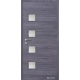 Jednokrídlové laminátové dvere Masonite - Giga sklo - CPL Fleetwood lávovosivý (horizontálny dekor)