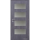 Jednokrídlové laminátové dvere Masonite - Dominant sklo - CPL Fleetwood lávovosivý