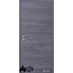 Jednokrídlové protipožiarné a protihlukové laminátové dvere Masonite - Plné - CPL Fleetwood lávovosivý (horizontálny dekor)