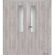 Dvojkrídlové fóliované dvere Masonite - Vertikus - Dub šedý