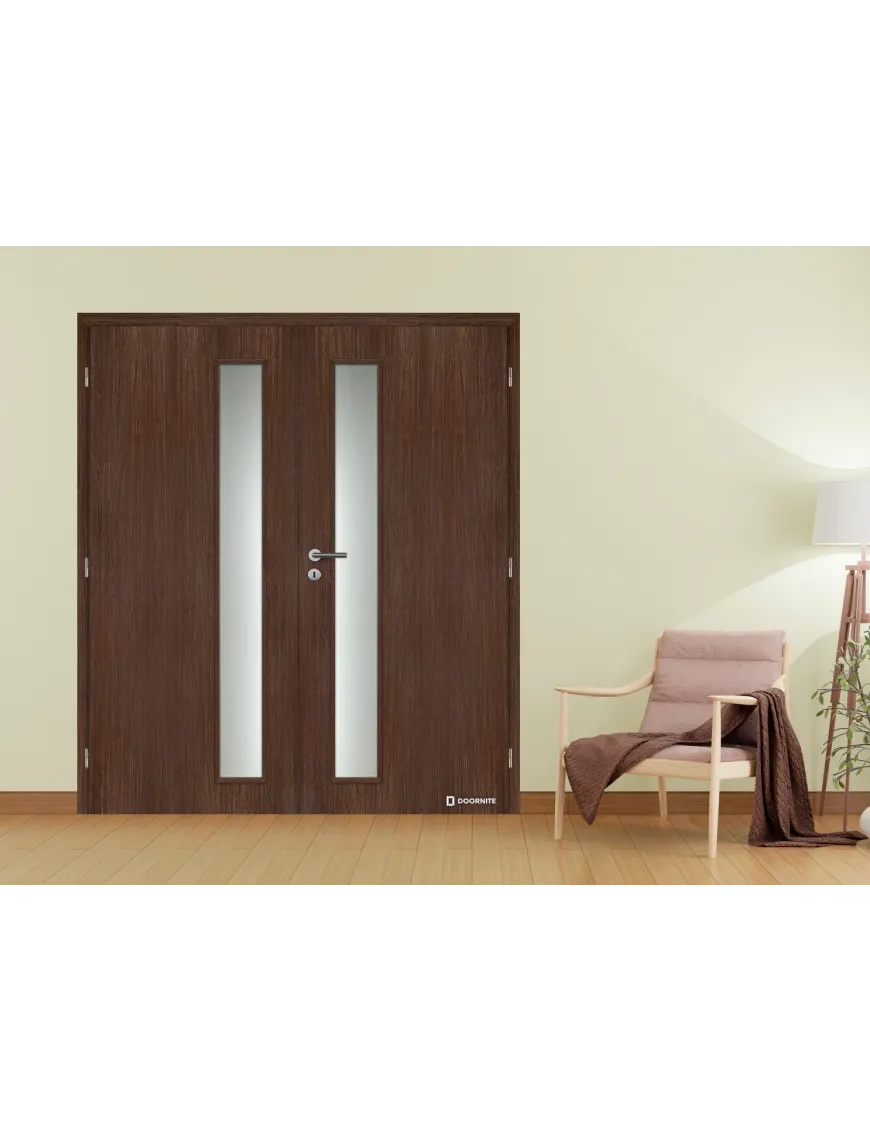 Dvojkrídlové fóliované dvere DOORNITE - VERTIKA