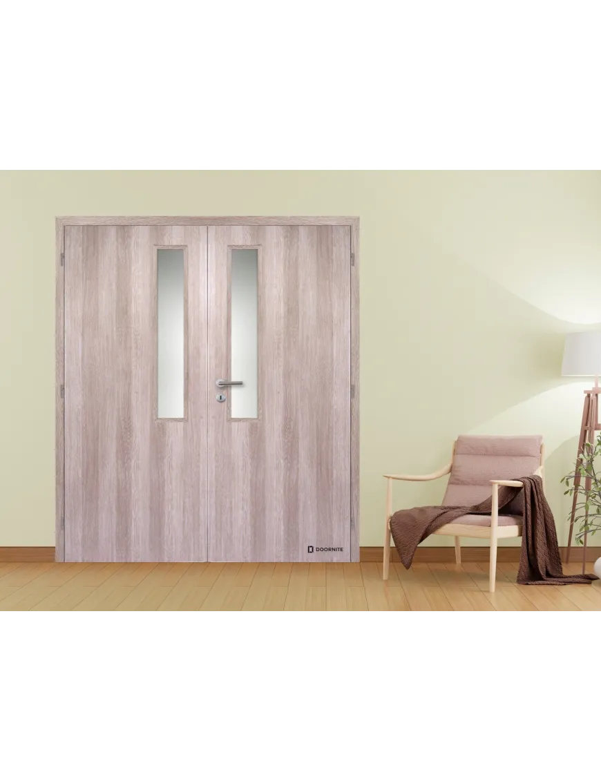 Dvojkrídlové fóliované dvere DOORNITE - VERTIKUS