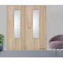 Dvojkrídlové laminátové dvere DOORNITE LINEUS - CPL Buk prírodný