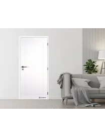 Jednokrídlové biele dvere DOORNITE - TAMPA PLNÉ