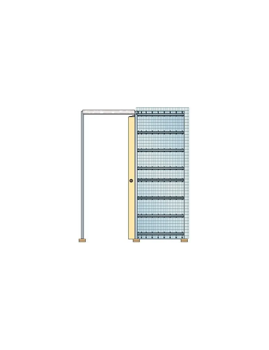 Jednokrídlové stavebné puzdro na zamurovanie ECLISSE