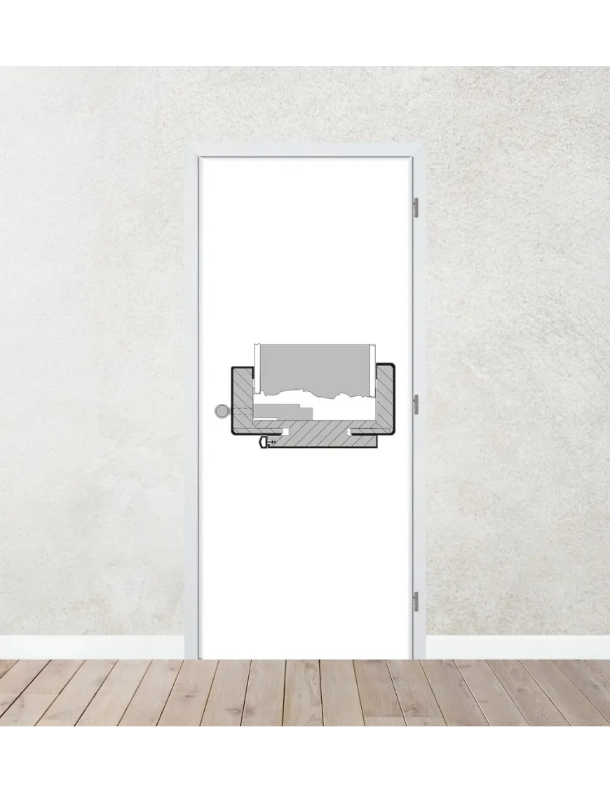 Jednokrídlová fóliovaná obložková zárubňa ku dverám DOORNITE