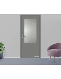 Jednokrídlové laminátové dvere DOORNITE - SKLO 2/3