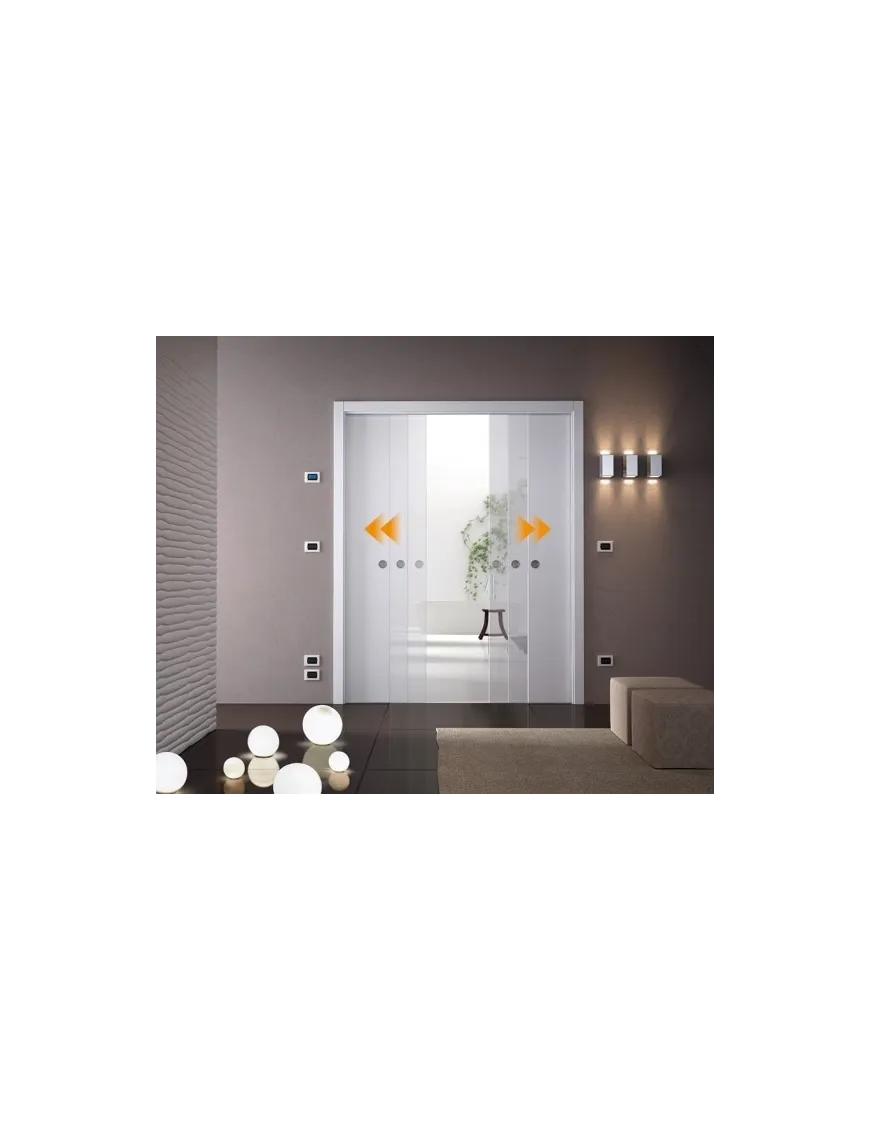 Synchronizácia pre dvojkrídlové stavebné puzdra ECLISSE