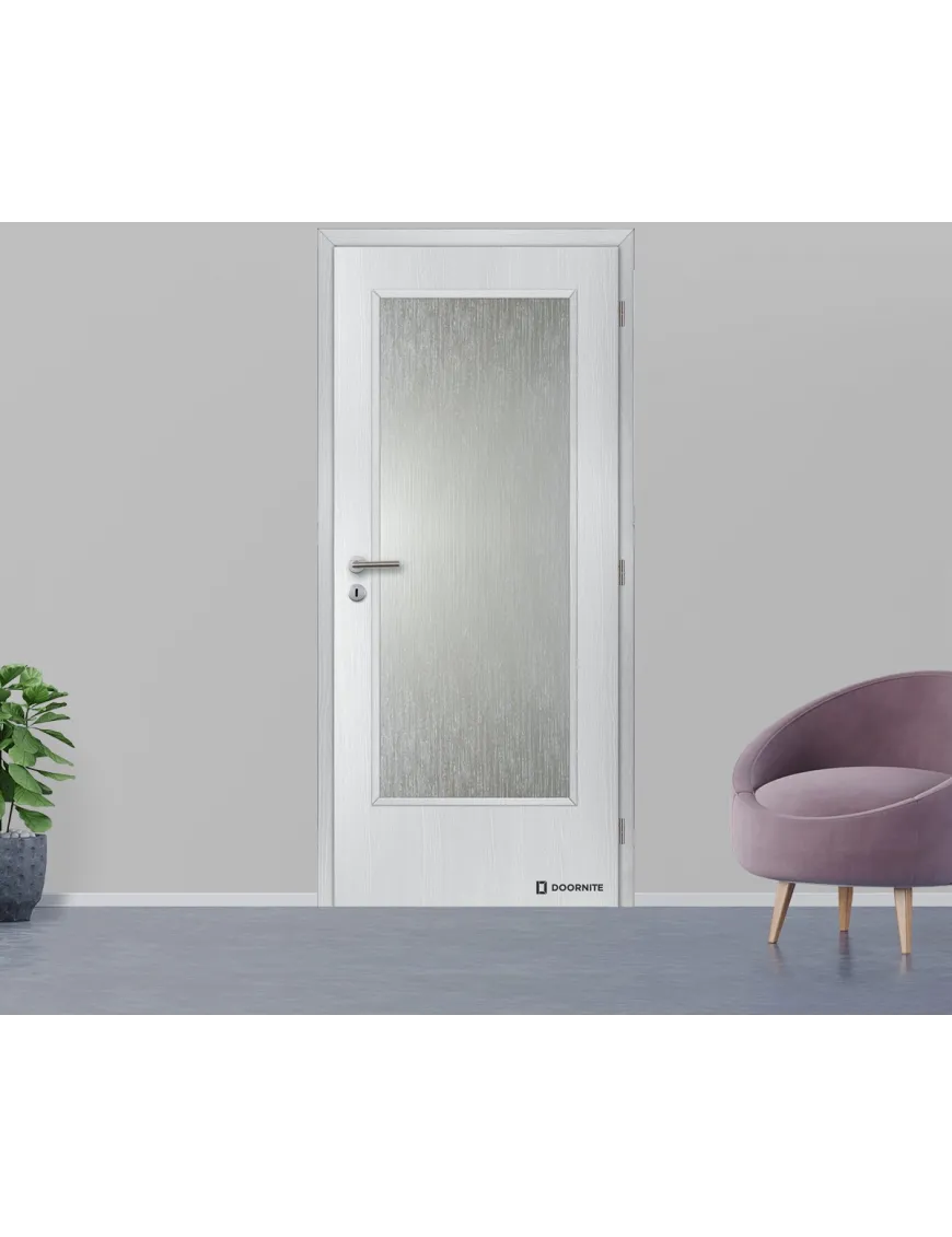 Jednokrídlové laminátové dvere DOORNITE - SKLO 3/4 Jednokrídlové laminátové dvere DOORNITE - SKLO 3/4