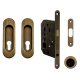 Set na posuvné dvere oválny FT - OGS - Bronz česaný mat
