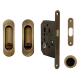 Set na posuvné dvere oválny FT - OGS - Bronz česaný mat