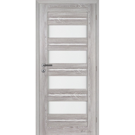 Jednokrídlové rámové dvere Masonite - Victoria sklo - Dub šedý
