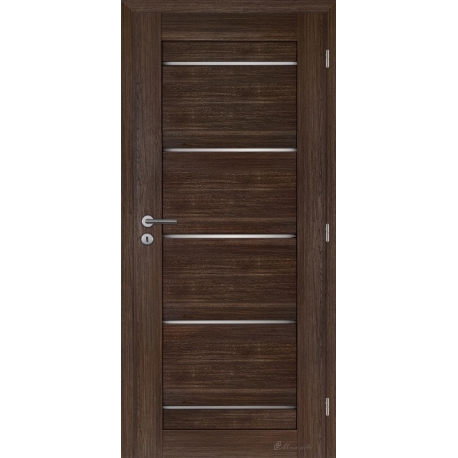 Jednokrídlové rámové dvere Masonite - Victoria panel - Orech rustikálny