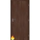 Jednokrídlové protipožiarné dvere Plné - Fólia Orech rustikálny