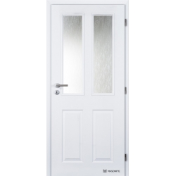 Jednokrídlové dvere Masonite - ACHILLES Biele