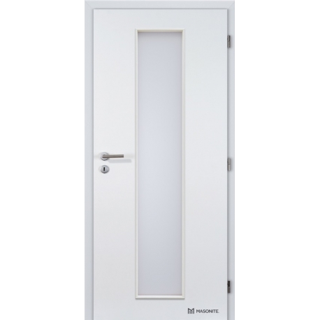 Jednokrídlové laminátové dvere Masonite - Linea - CPL Biela hladká