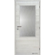 Jednokrídlové laminátové dvere Masonite - Sklo 2/3 - CPL Borovica fínska (horizontálny dekor)