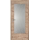 Jednokrídlové laminátové dvere Masonite - Sklo 3/4 - CPL Dub prírodný (horizontálny dekor)