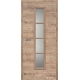 Jednokrídlové laminátové dvere Masonite - Axis sklo - CPL Dub prírodný (horizontálny dekor)