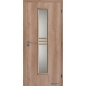 Jednokrídlové laminátové dvere Masonite - Stripe sklo - CPL Natural