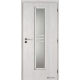 Jednokrídlové laminátové dvere Masonite - Stripe sklo - CPL Brest biely