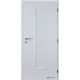 Jednokrídlové laminátové dvere Masonite - Stripe plné - CPL Biela hladká