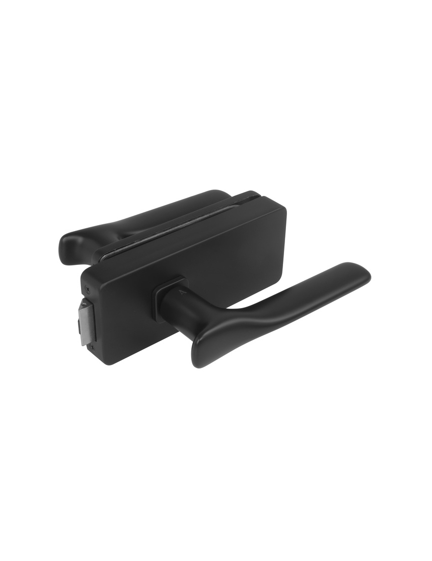 Zámok na sklenené dvere UNIQUE R8 + kľučka ORCHIDE