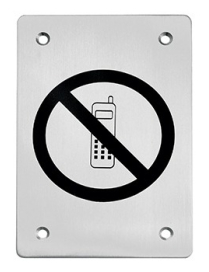 Piktogram TUPAI - zákaz telefonovania