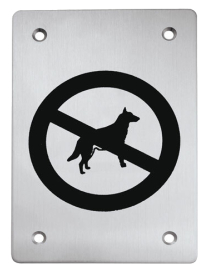 Piktogram TUPAI - zákaz vodenia psov