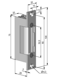 Elektrický otvárač BeFo Profi 1211MB 8-12V s mech. odblokovaním