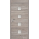 Jednokrídlové laminátové dvere Masonite - Quadra sklo - CPL Bardolino (horizontálny dekor)