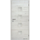 Jednokrídlové laminátové dvere Masonite - Quadra sklo - CPL Borovica fínska (horizontálny dekor)