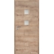 Jednokrídlové laminátové dvere Masonite - Quadra 2 - CPL Dub prírodný (horizontálny dekor)