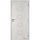 Jednokrídlové laminátové dvere Masonite - Quadra plné - CPL Brest biely