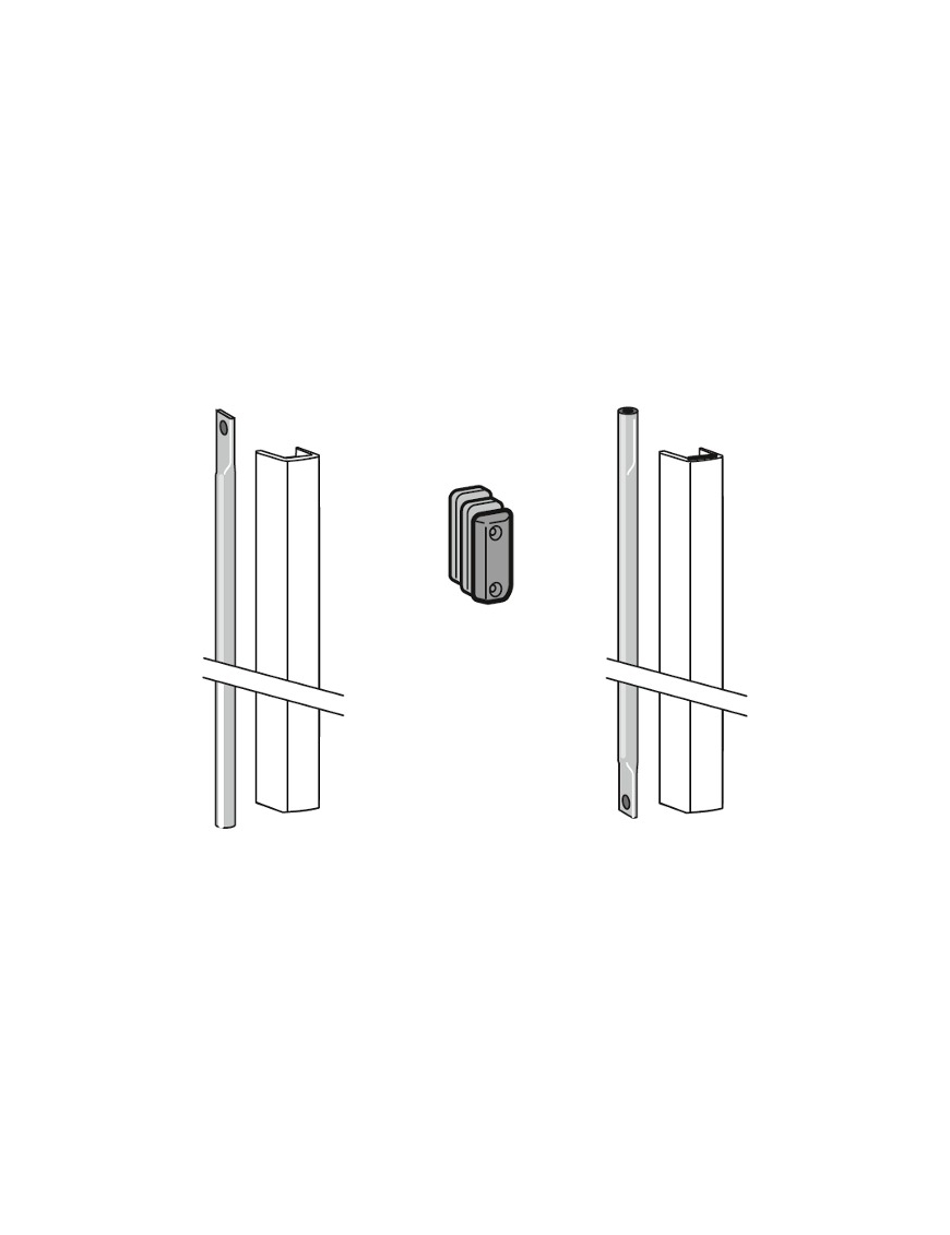 DORMA PHX 04 F - Set závory s krytom pre krídlo dverí s výškou 2270 mm