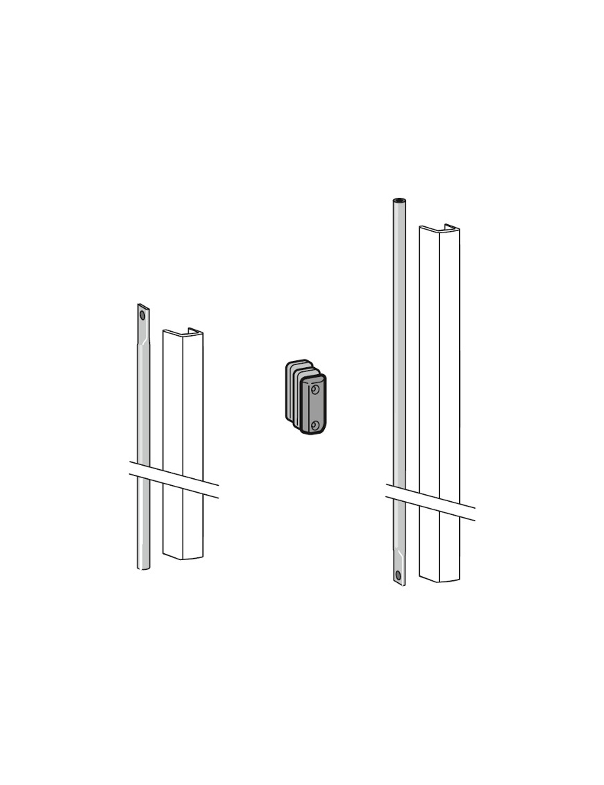 DORMA PHX 05 F - Set závory s krytom pre krídlo dverí s výškou 3400 mm