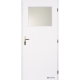 Jednokrídlové biele dvere Masonite - Sklo 1/3 - RAL 9003