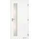 Jednokrídlové biele dvere Masonite - Vertika sklo - RAL 9003