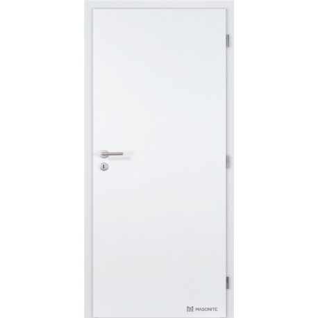 Jednokrídlové biele dvere Masonite - Plné - RAL 9003