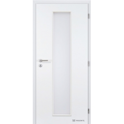 Jednokrídlové biele dvere Masonite - Linea - RAL 9003