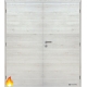 Dvojkrídlové protipožiarné laminátové dvere Masonite - Plné - CPL Borovica fínska (horizontálny dekor)