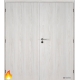Dvojkrídlové protipožiarné laminátové dvere Masonite - Plné - CPL Brest biely