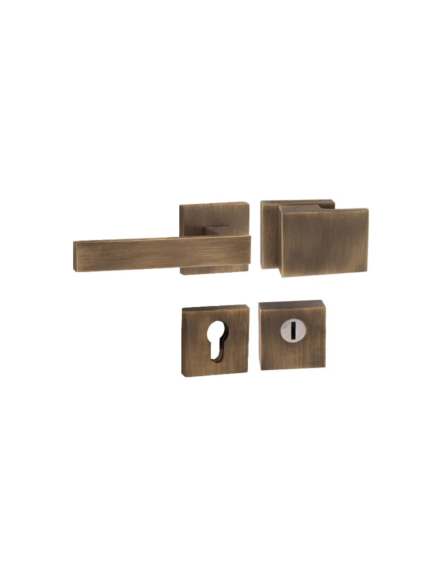 Bezpečnostná kľučka TUPAI CUBO/SQUARE - HR 3230/2275 - Bronz česaný