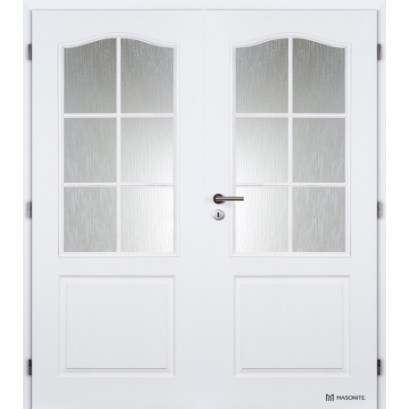 Dvojkrídlové dvere Masonite - SOCRATES Biele