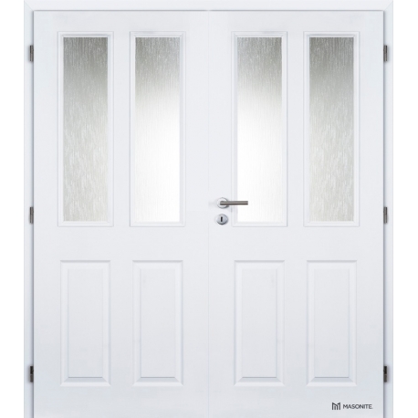 Dvojkrídlové dvere Masonite - ACHILLES Biele